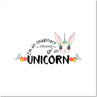 Unicorn's imaginary friend Posters and Art